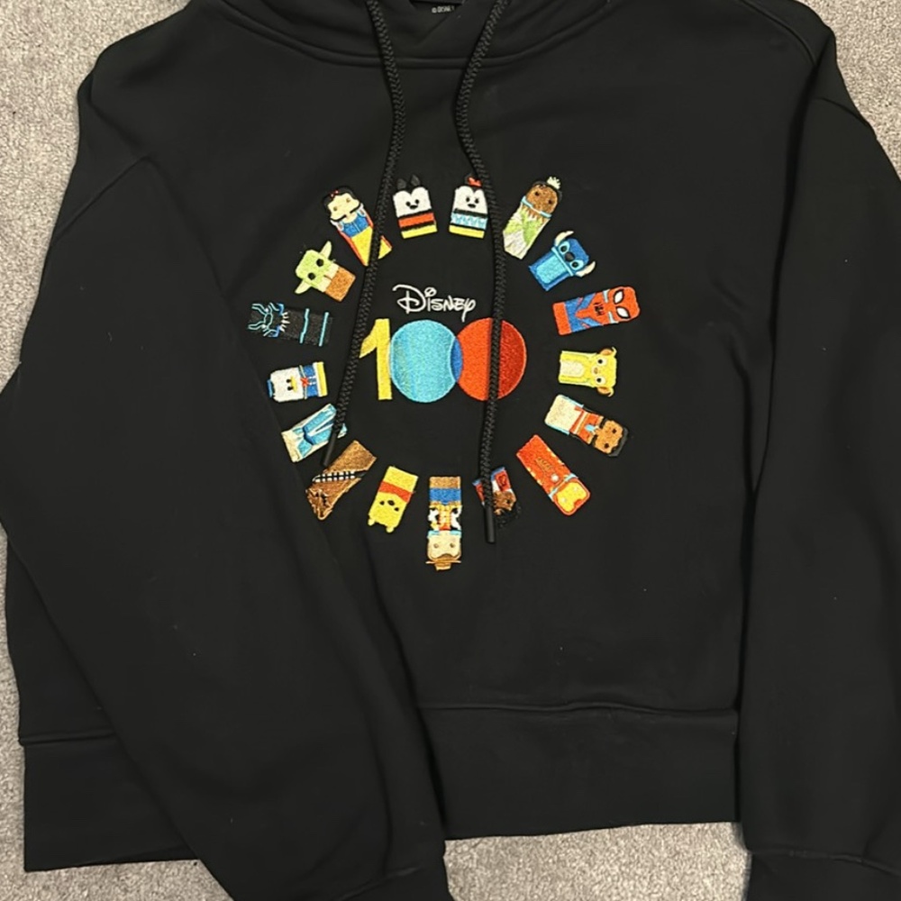 Disney 100 Cropped Hoodie